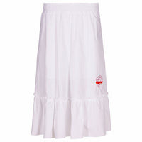 Pinko Off White Logo Maxi Skirt