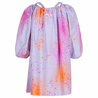 Pinko Splattered Paint Popelin Dress