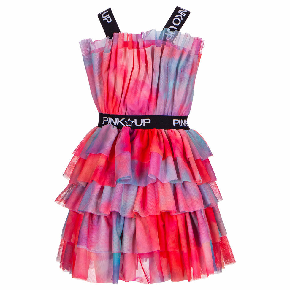 Pinko Tie Dye Tulle Dress