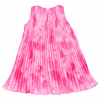 Pinko Floral Pleated Satin Dress