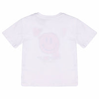 Pinko Smiley Satin Jersey Tee