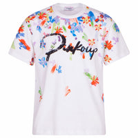 Pinko Flower Paint Jersey Tee