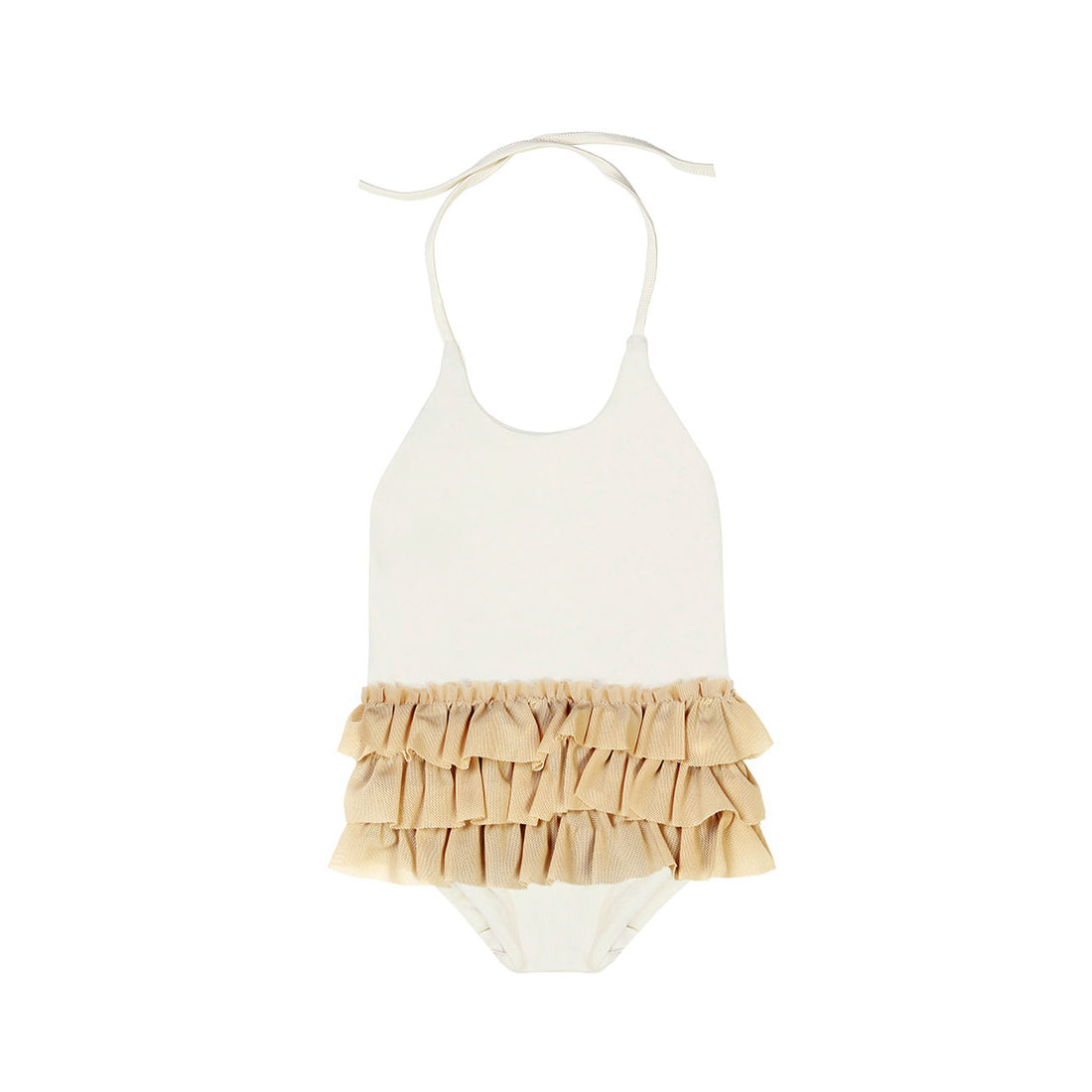 Little Creative Factory Ivory Baby Degas Bathing Suit