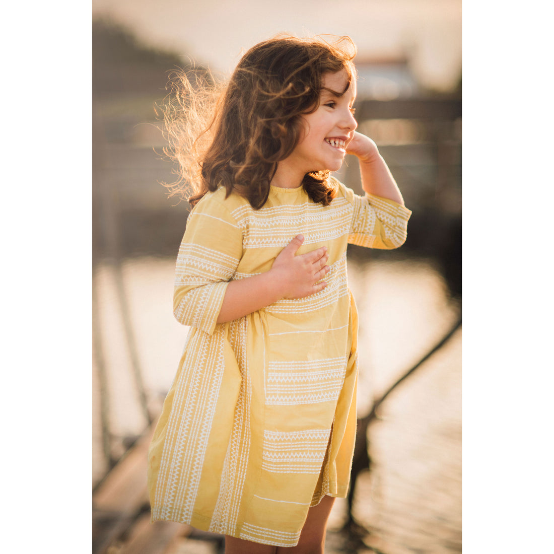 Sissone Mustard Midi Dress