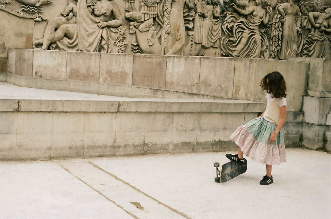 Atelier Barn Pastel Liberty Print Lola Skirt