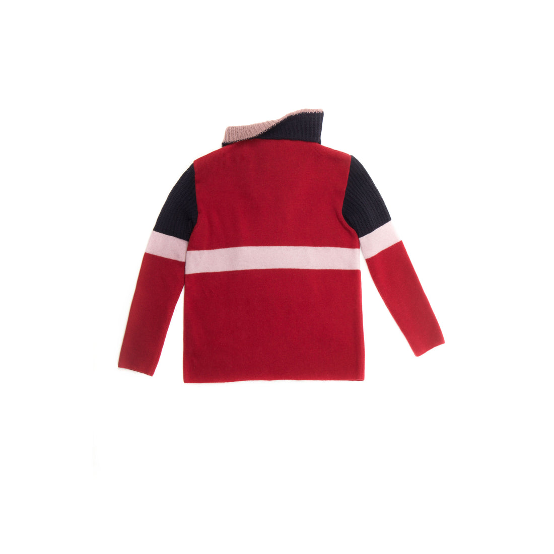 Ligne Noire Red Half Zip Sweatshirt