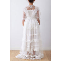 Petite Amalie White Eva Tulle Skirt