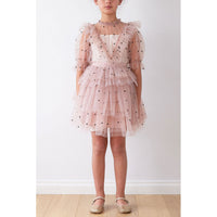 Petite Amalie Pink/Black Eve Tulle Blouse