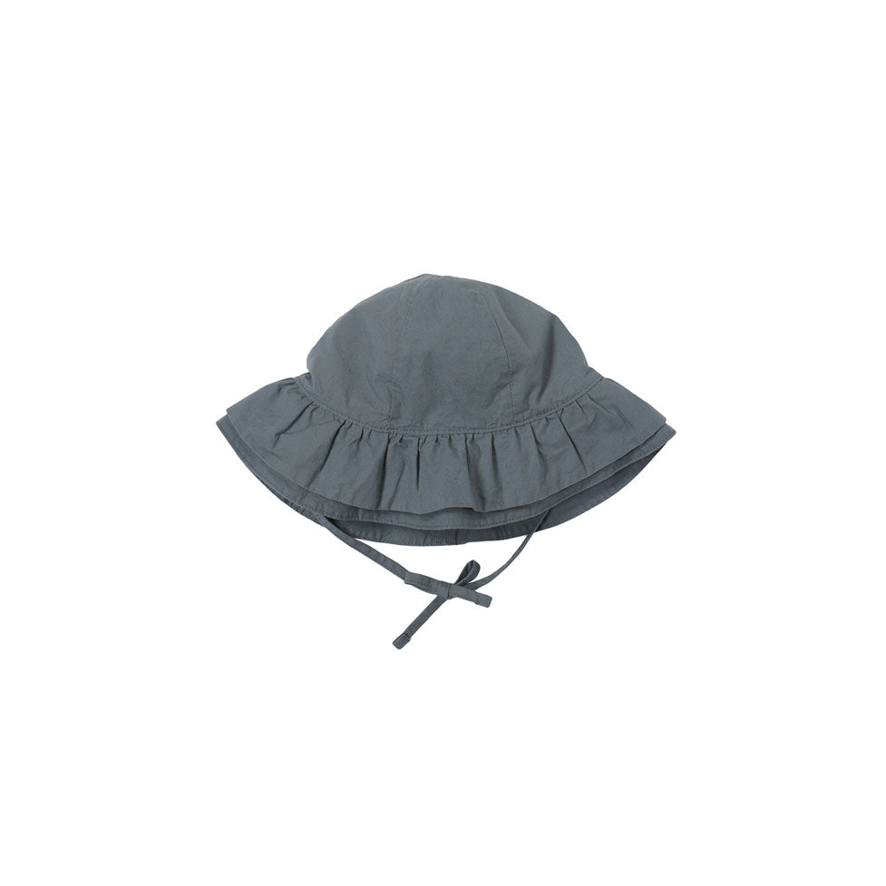 Bene Bene  Grey-Blue Cotton Frill Hat