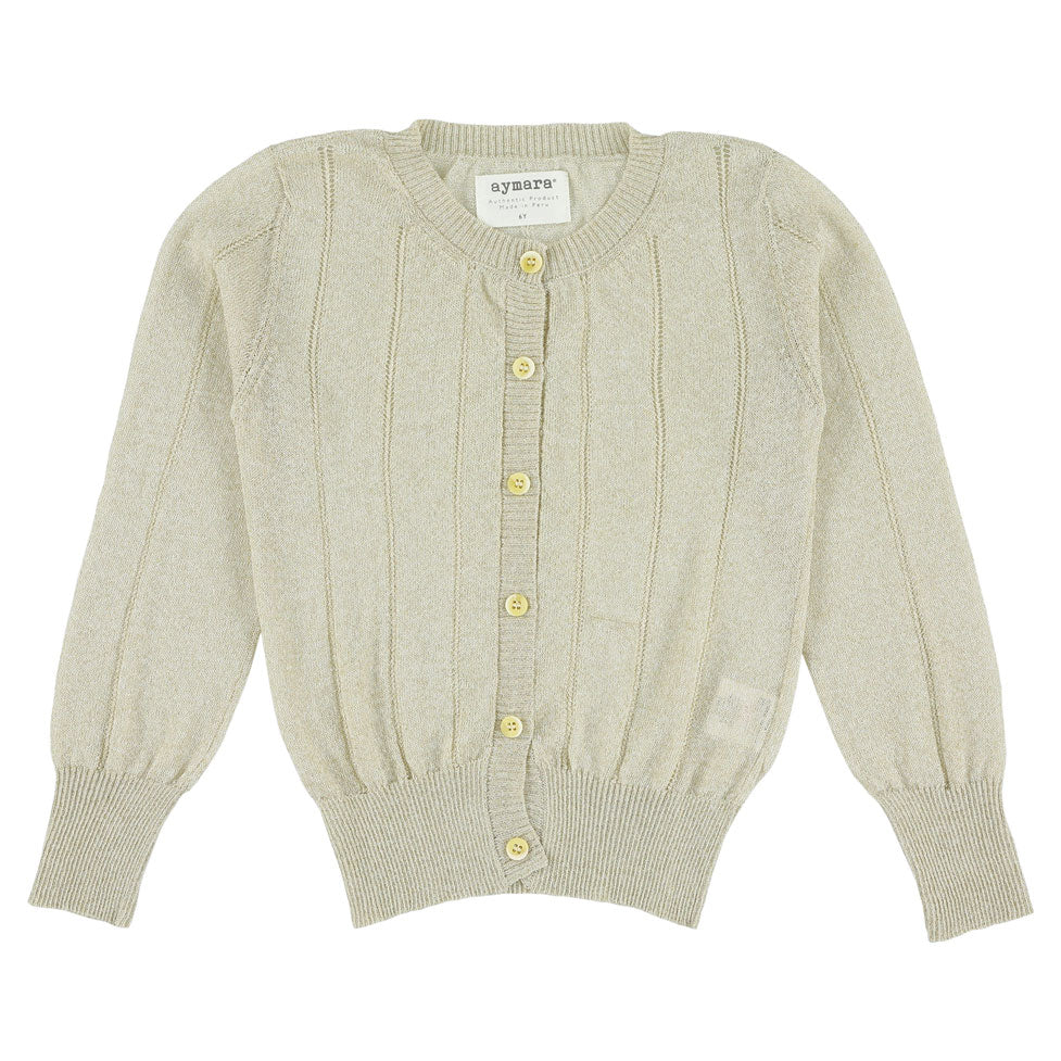 Aymara Gold Tessa Cardigan