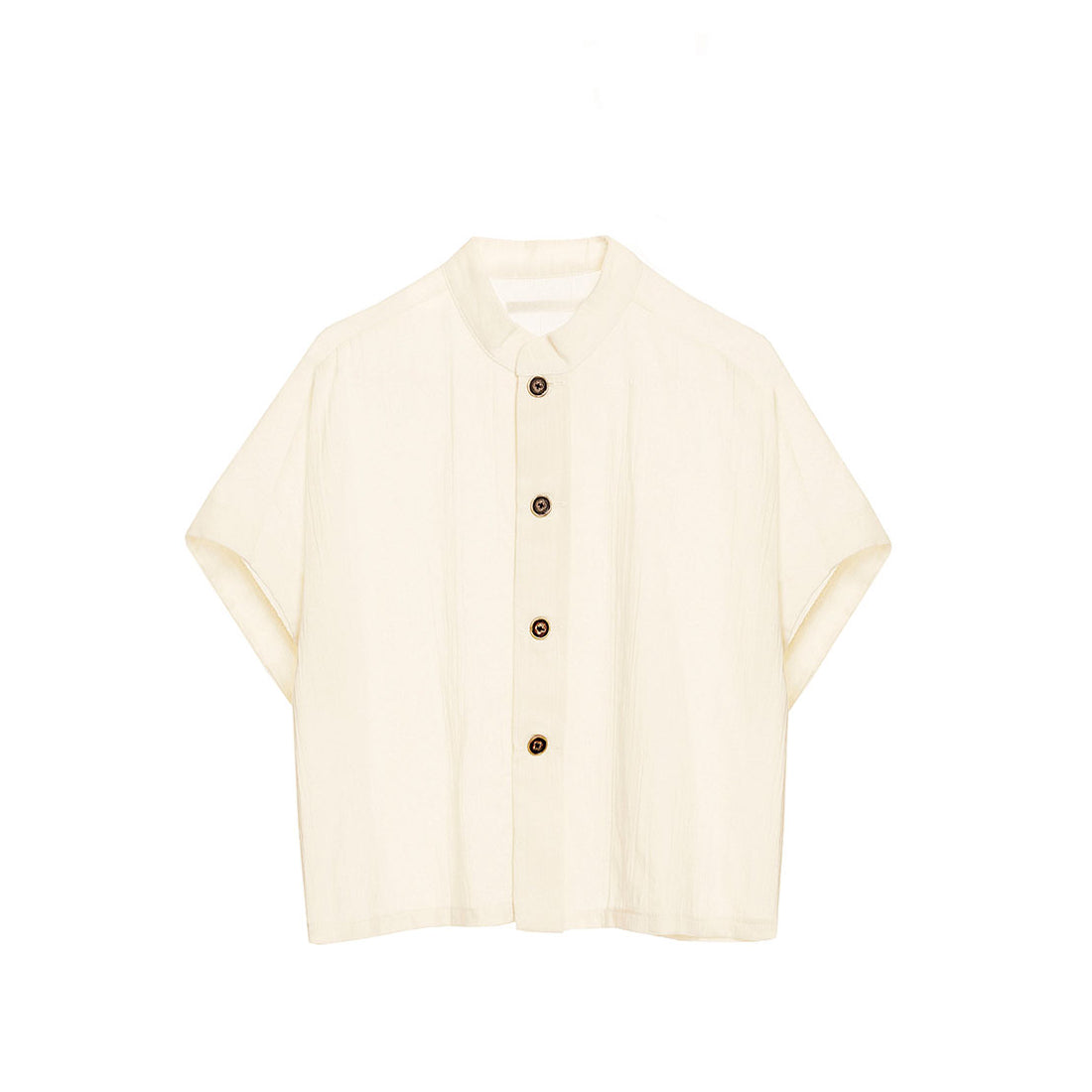 Little Creative Factory Ivory Ballet Button Shirt