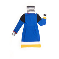 Ligne Noire Shock Blue Zip Little Dress