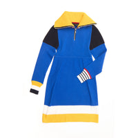 Ligne Noire Shock Blue Zip Little Dress