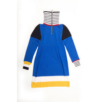 Ligne Noire Shock Blue Zip Little Dress