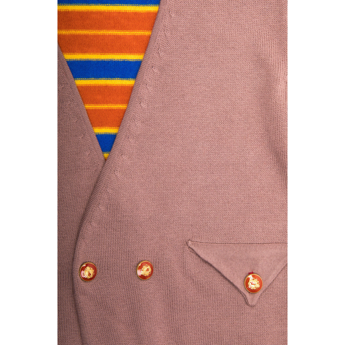 Ligne Noire Powder Buttons Cardigan