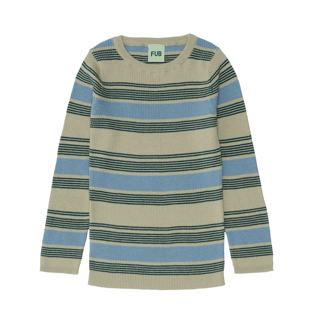 Fub Elm/Deep Green Rib Blouse