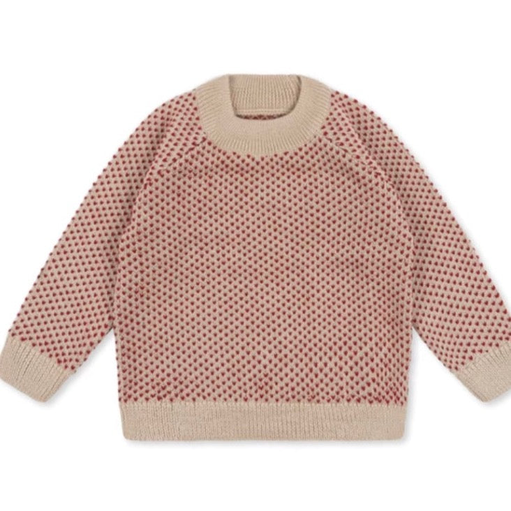 Konges Slojd Barbados Cherry Miro Knit Sweater