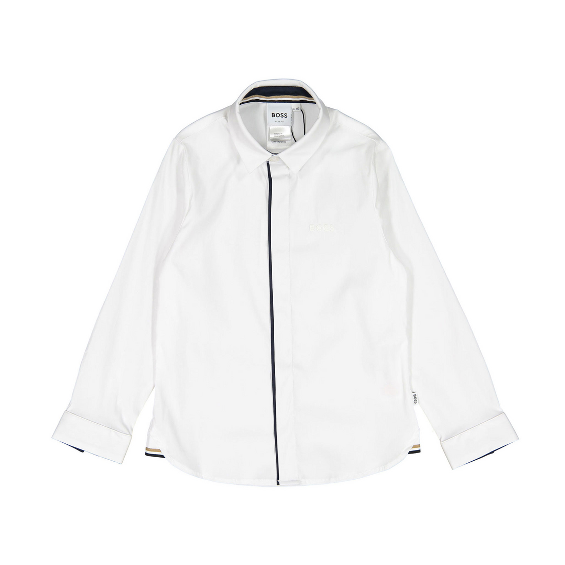 Hugo Boss White Long Sleeved Shirt
