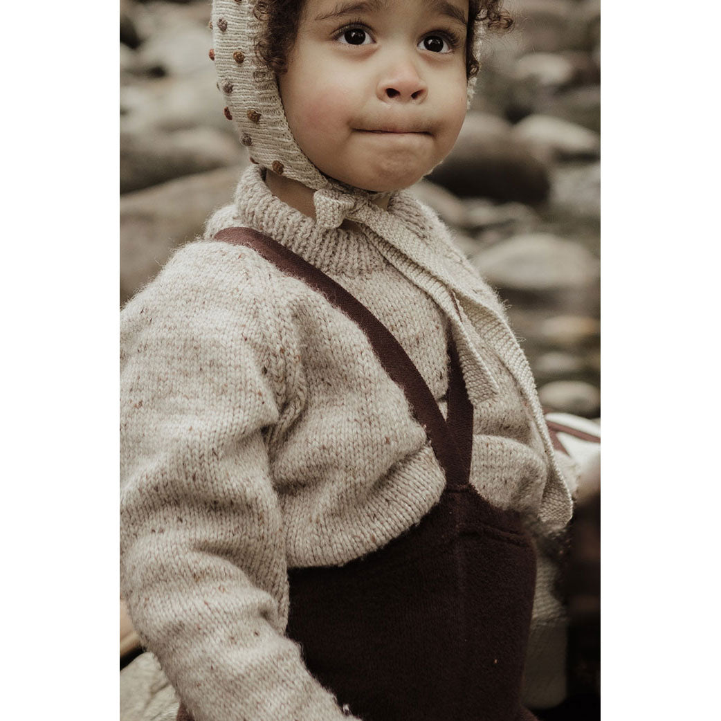 Silly Silas Chocolate Brown Teddy Warmy Cotton Tights