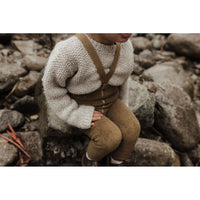 Silly Silas Acorn Brown Teddy Warmy Cotton Tights