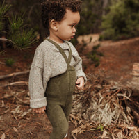 Silly Silas Olive Teddy Warmy Footless Cotton Tights