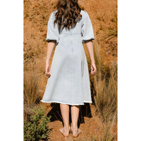 Steph Denim Puff Sleeve Dress