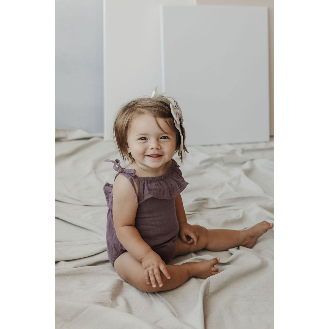 Jamie Kay Wisteria Organic Cotton Muslin Luna Playsuit
