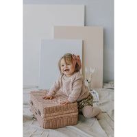 Jamie Kay Bubble Gum Dotty Knit Sweater