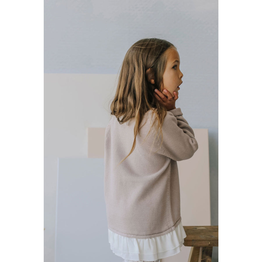 Jamie Kay Rosebud Frill Knit Sweater
