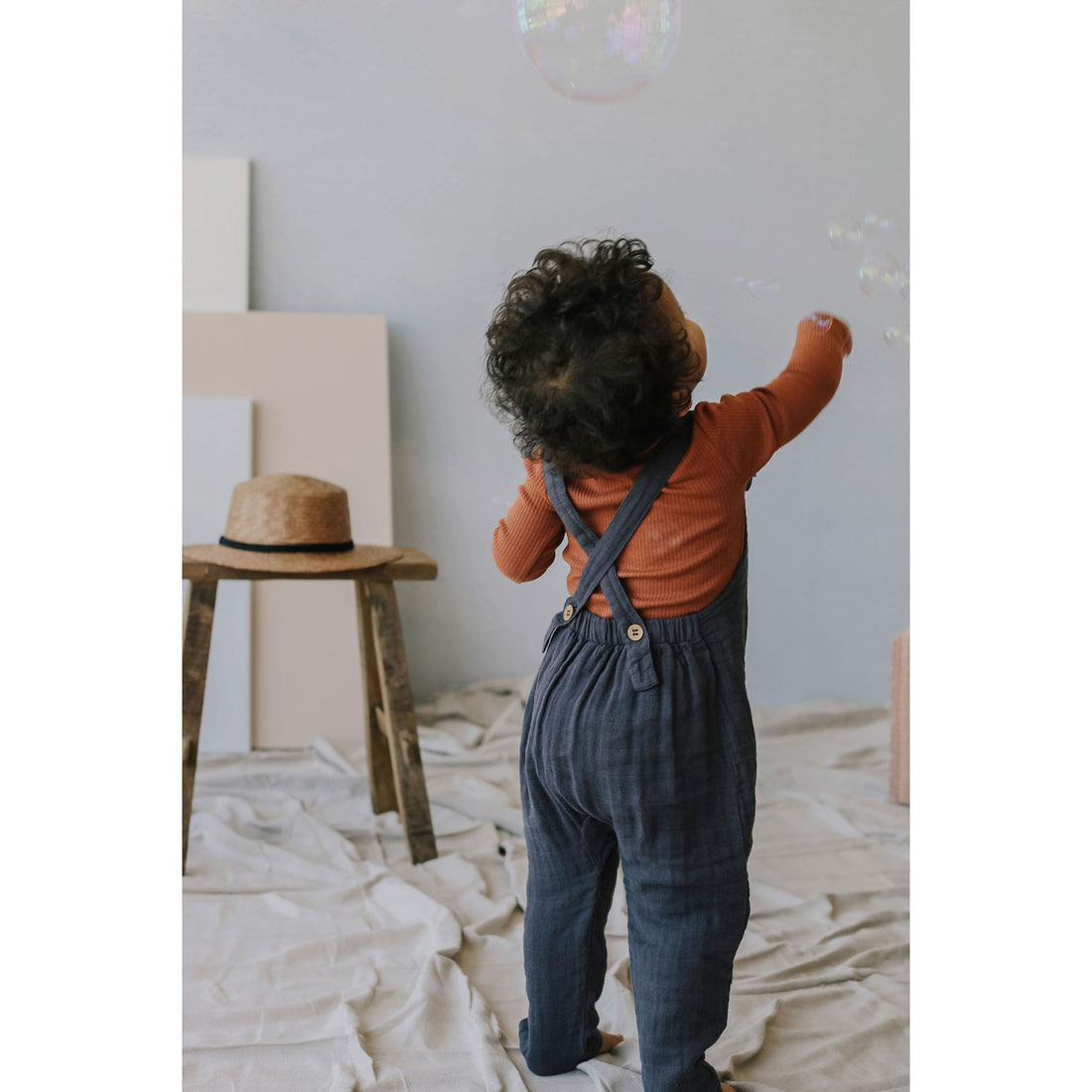 Jamie Kay Graphite Organic Cotton Muslin River Onepiece