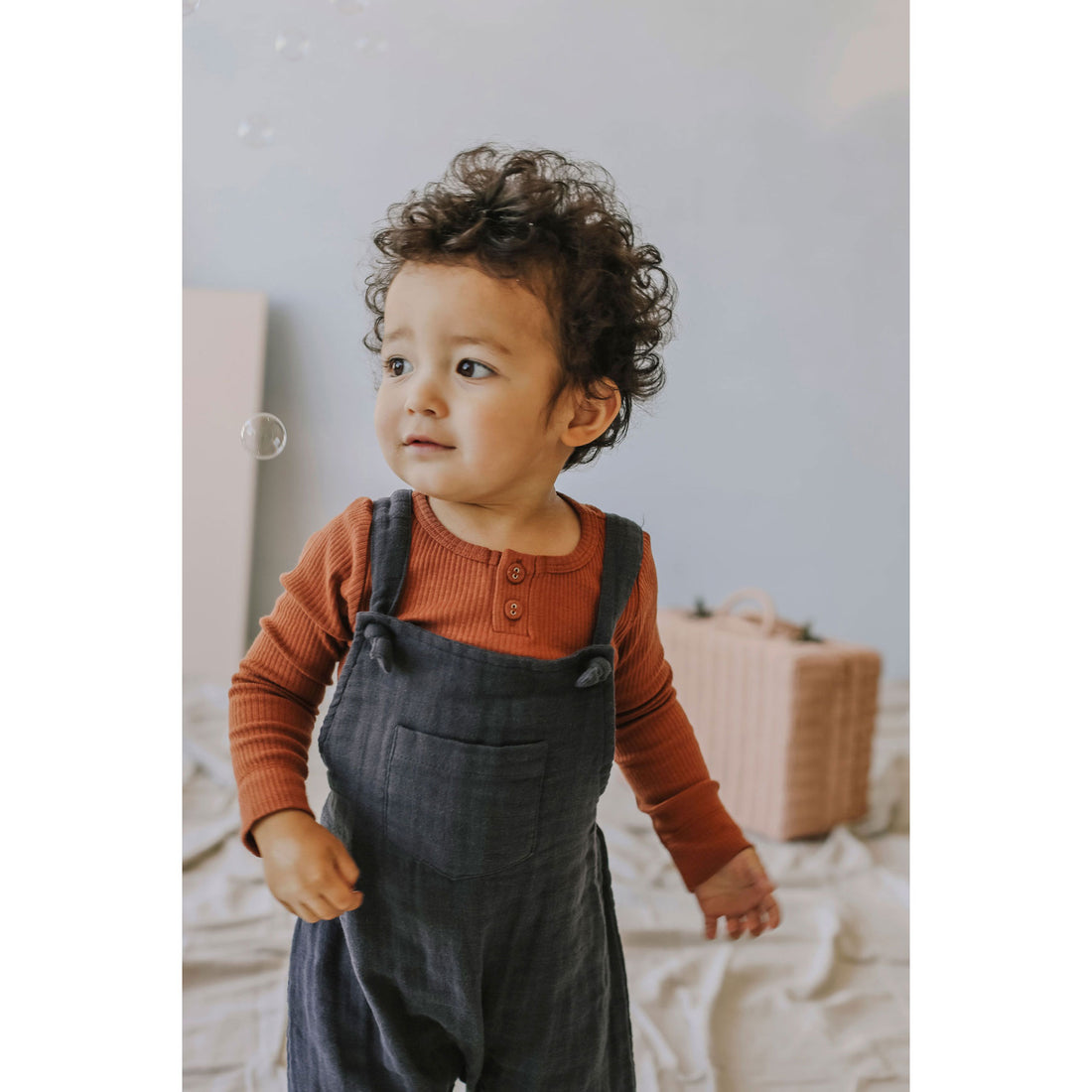 Jamie Kay Graphite Organic Cotton Muslin River Onepiece