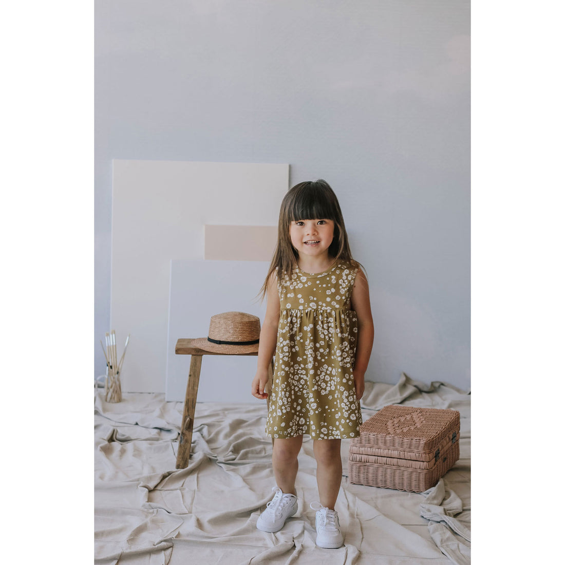 Jamie Kay Daisy Floral Sleeveless Dress