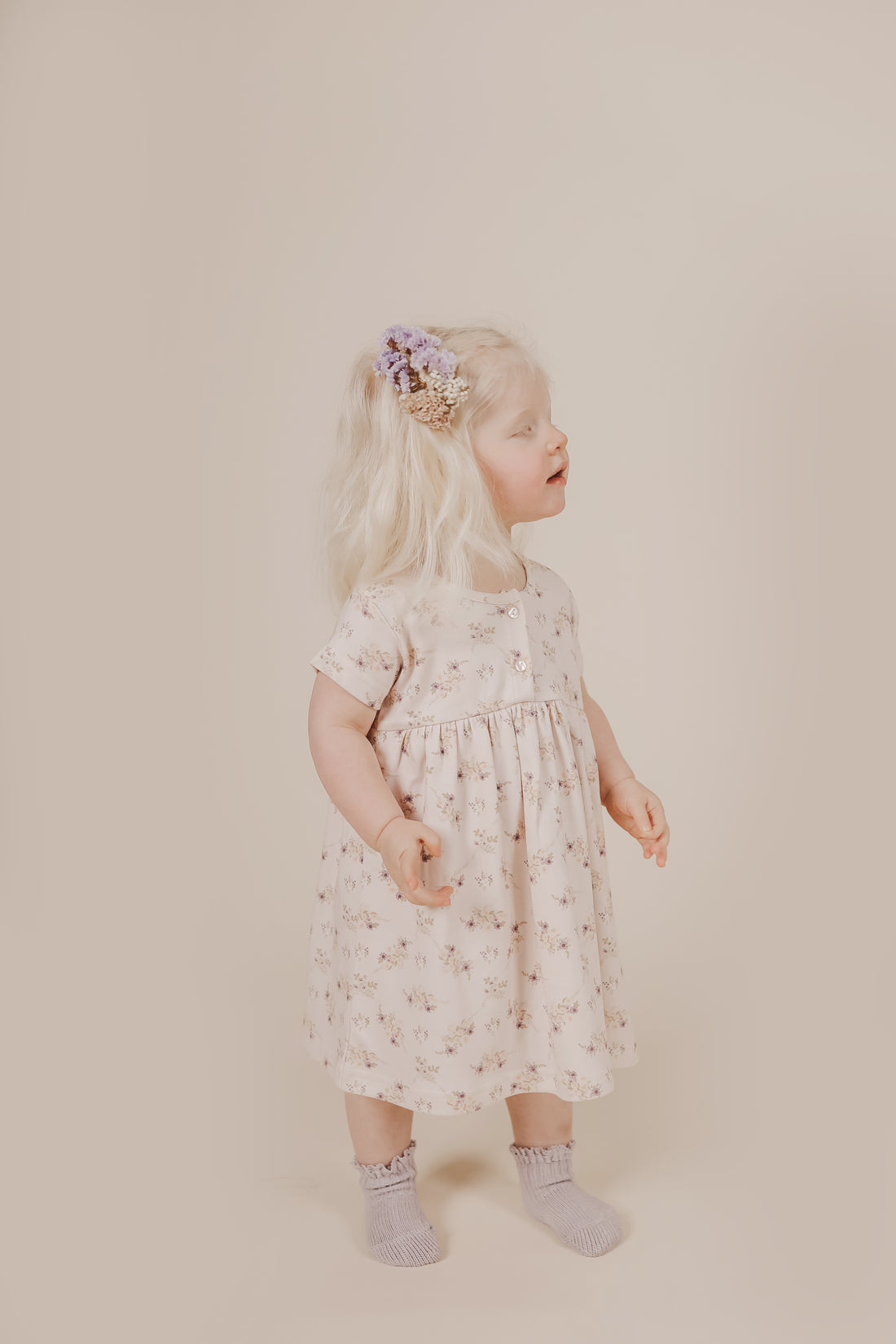 Jamie Kay Sweet Pea Floral Short Sleeve Dress