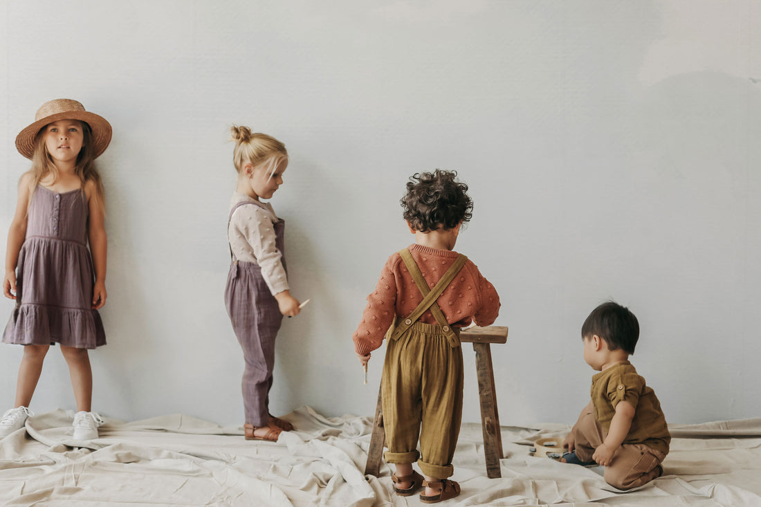 Jamie Kay Gold Organic Cotton Muslin River Onepiece