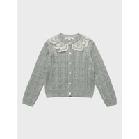 Louisiella Radie Knit Cardigan  Blue Gray