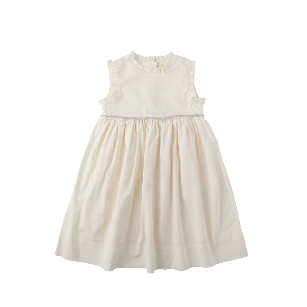 Bene Bene  Ivory Frill Beads Dress
