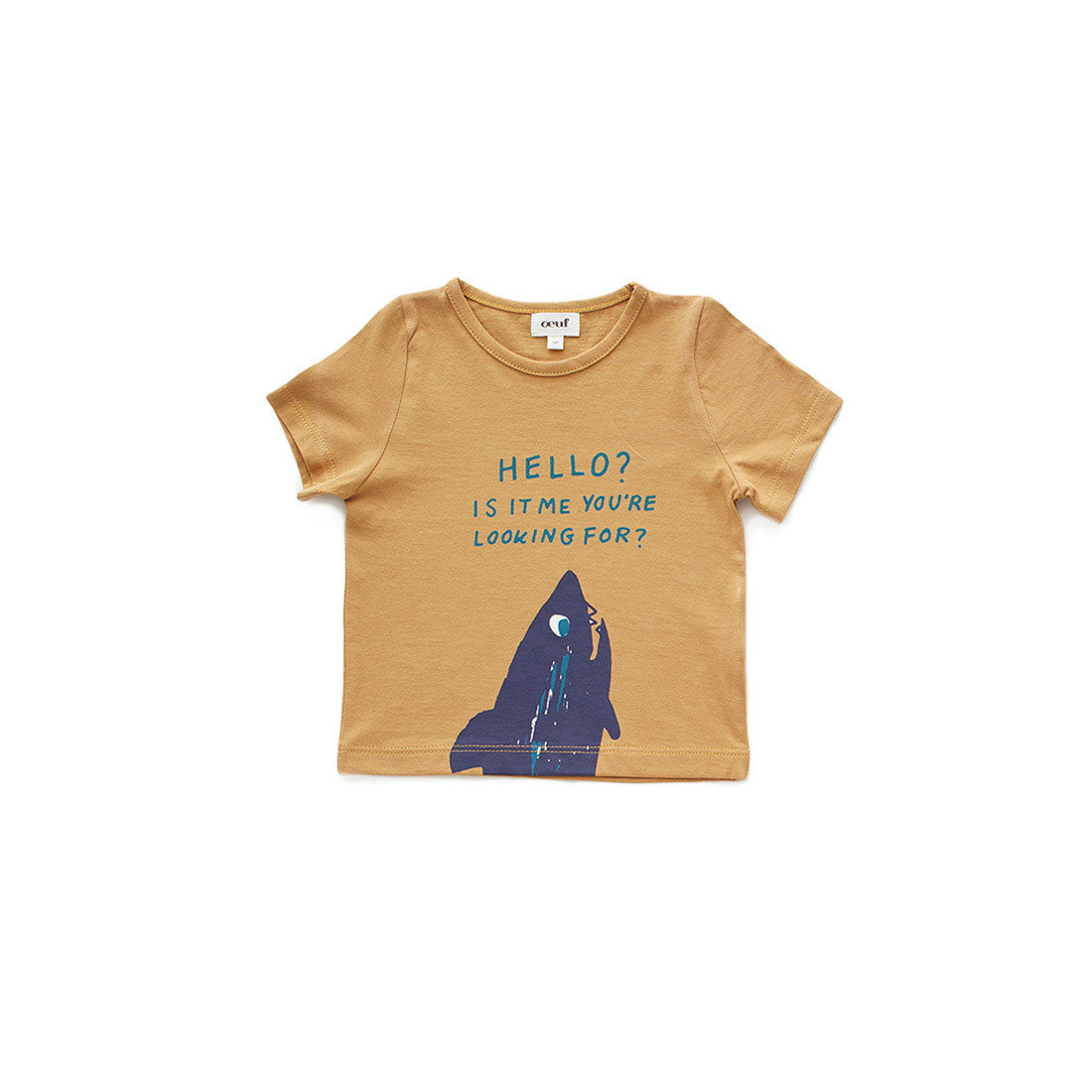 Oeuf Ochre Shark Tee