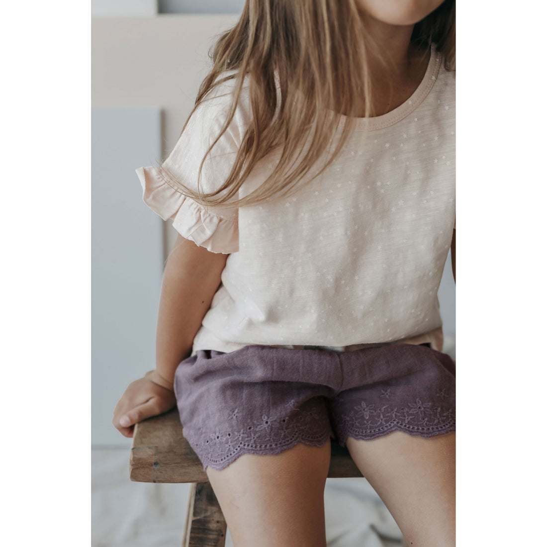 Jamie Kay Wisteria Organic Cotton Muslin Quinn Short