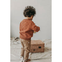Jamie Kay Copper Marle Dotty Knit Sweater