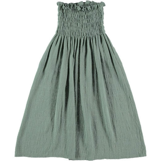 Belle Chiara Green Tea Weft Muslin Smock Skirt