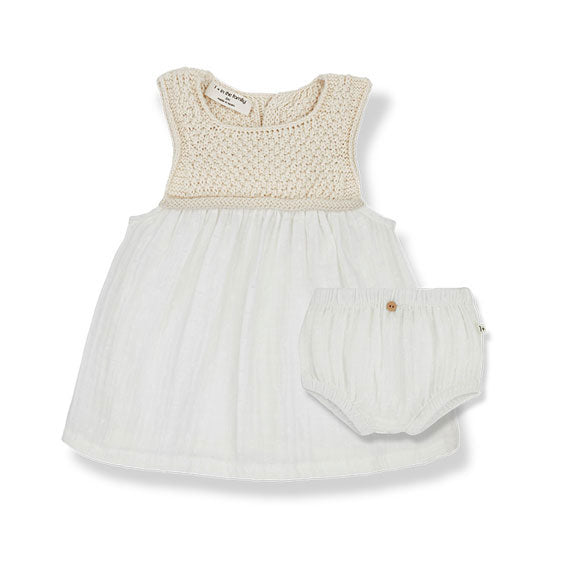 1+ In The Family dresses 1+ In The Family Off-White Laura Dress Set