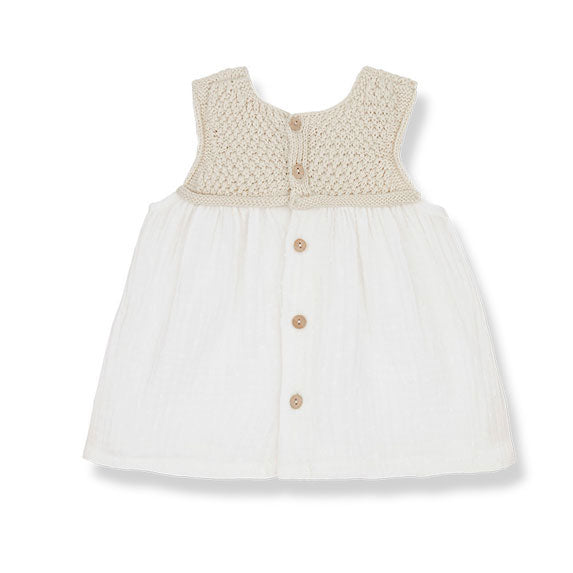1+ In The Family dresses 1+ In The Family Off-White Laura Dress Set