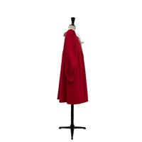 Lemoniez Red Crepe collar Foxtrot Dress