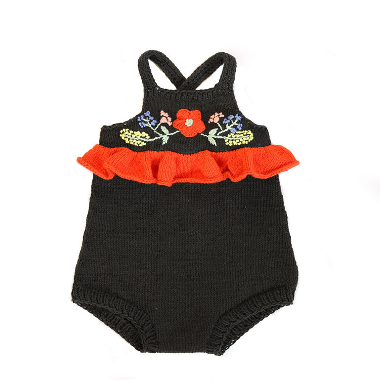 Kalinka Black Gabriella Romper