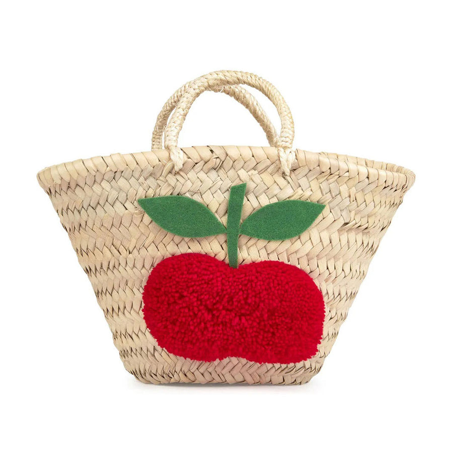 Sonia Rykiel Apple Straw Bag