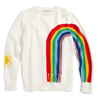 Stella Fringed Rainbow Sweater - Ladida