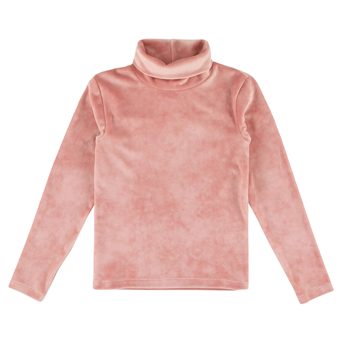 Caroline Bosmans Rose Velvet Turtlneck