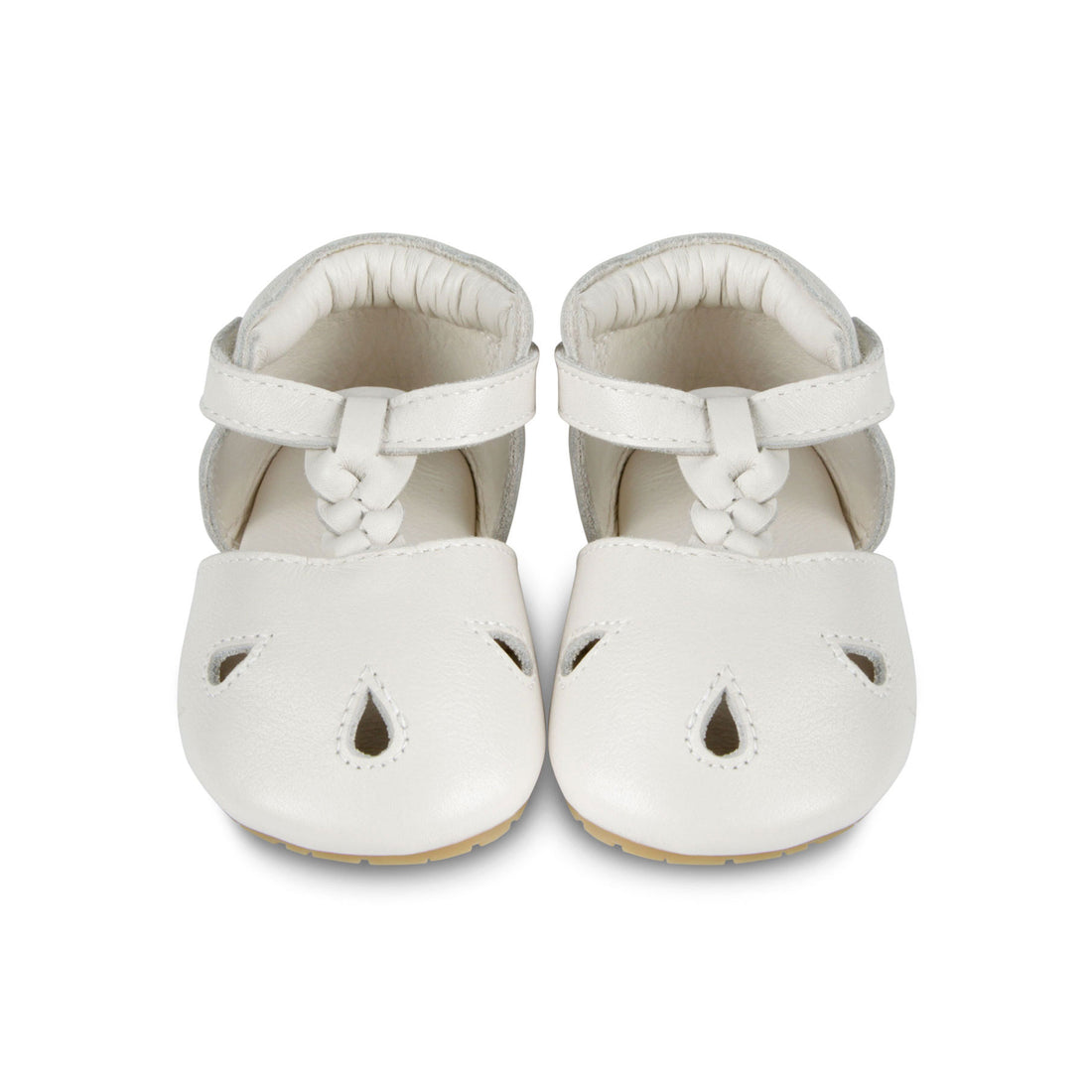 Donsje  Off White Leather Dudu Baby Shoes