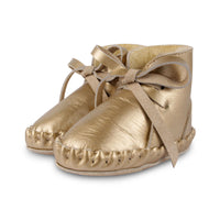 Donsje Champagne Metallic Exclusive Pina Booties
