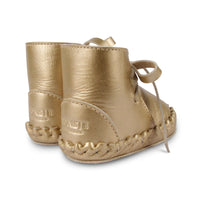 Donsje Champagne Metallic Exclusive Pina Booties